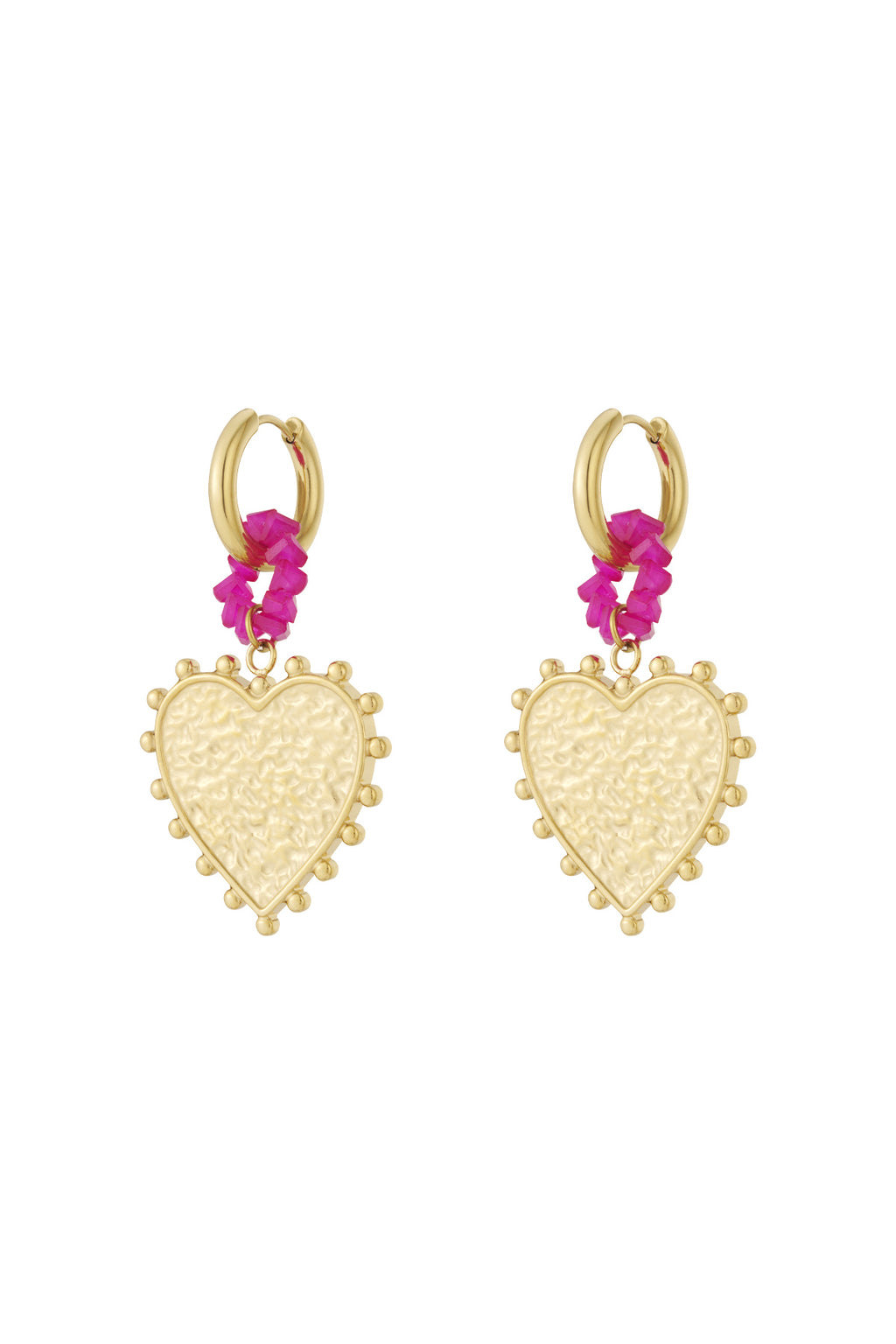 Stainless Steel Drop Earrings Heart Casual Daily Simple Series Women's jewelry