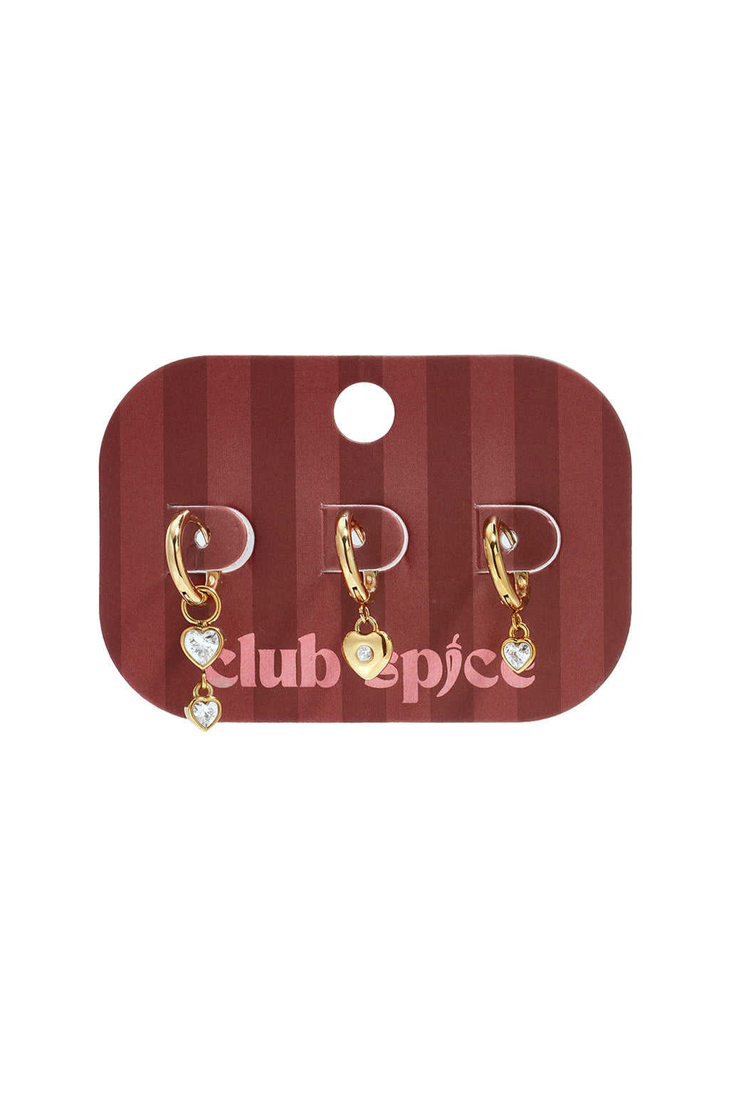Stainless Steel Earring Sets Heart Simple Daily Simple Series Women's jewelry