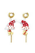 Stainless Steel Drop Earrings Cartoon Casual Christmas Simple Series Women's jewelry