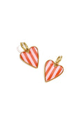 Stainless Steel Drop Earrings Heart Simple Daily Simple Series Women's jewelry