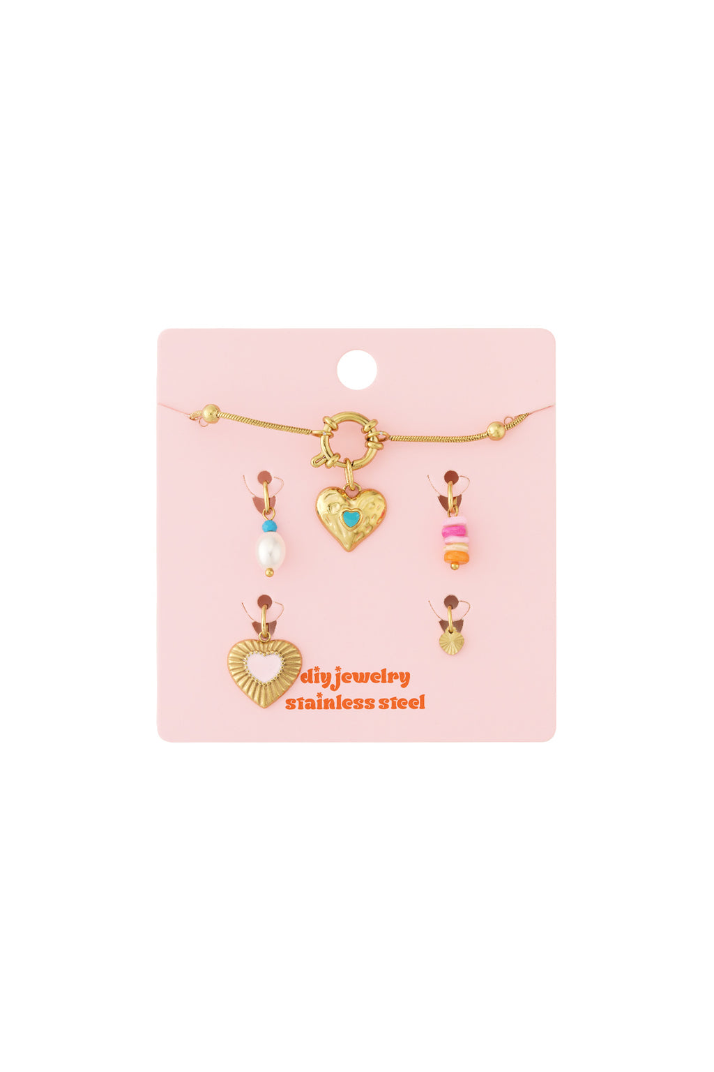 Cute heart DIY bracelet