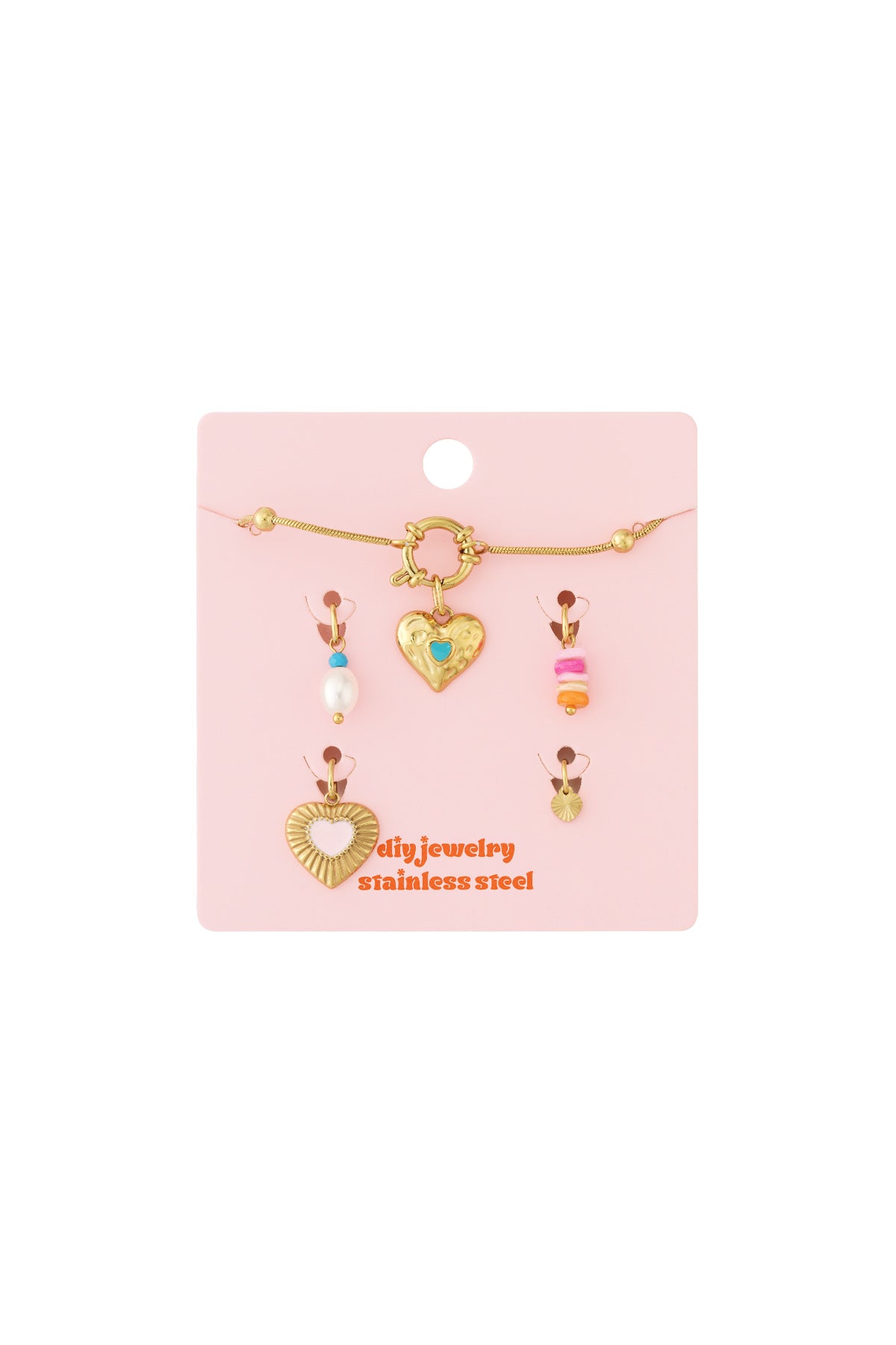 Cute heart DIY bracelet