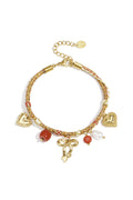 Stainless Steel Charm Bracelets Heart Casual Daily Simple Series Women's jewelry
