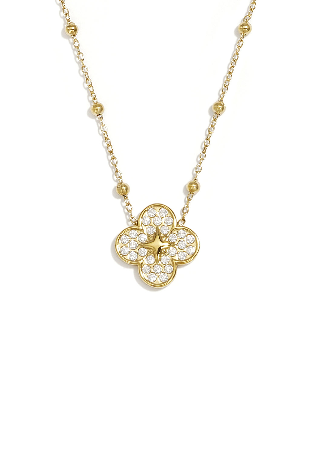 Stainless Steel Pendant necklaces Clover Simple Daily Simple Series Women's jewelry