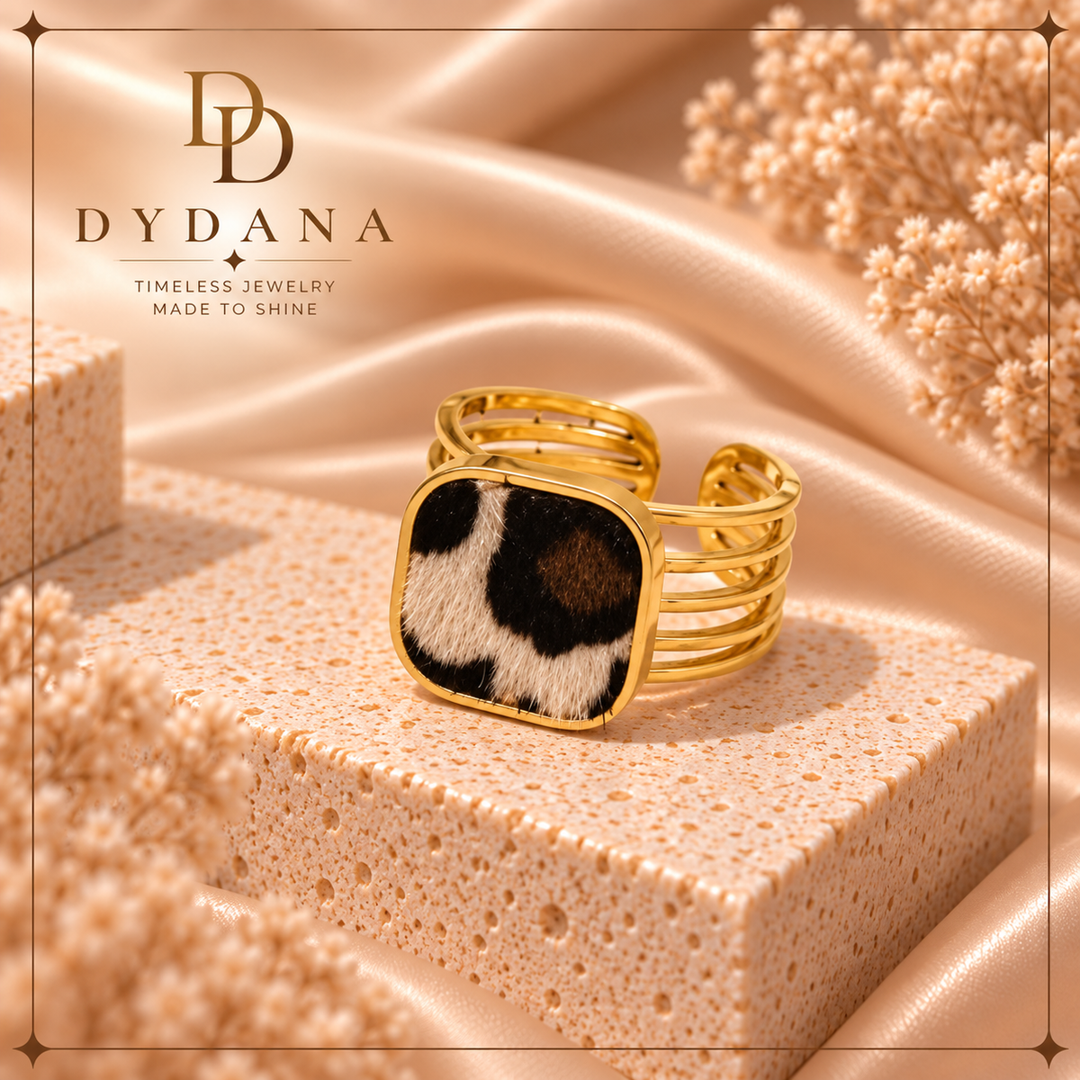 Fashion Bohemian Leopard Gold Jewelry Ring