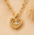Dydana Double Heart Necklace