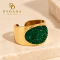 Dydana Green Zircon Ring Collection 💚
