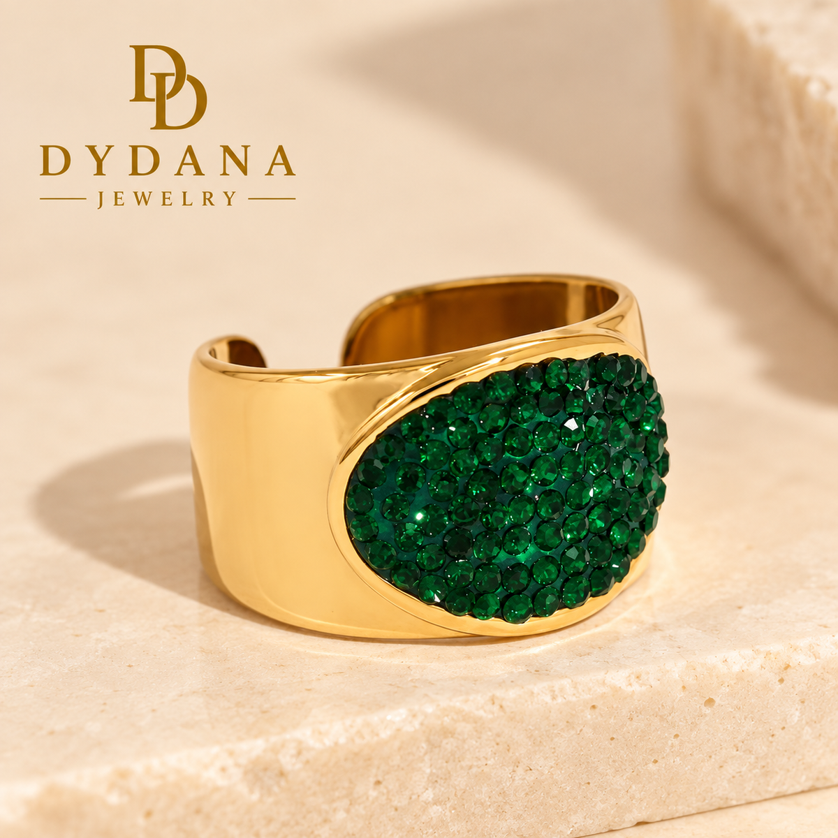 Dydana Green Zircon Ring Collection 💚