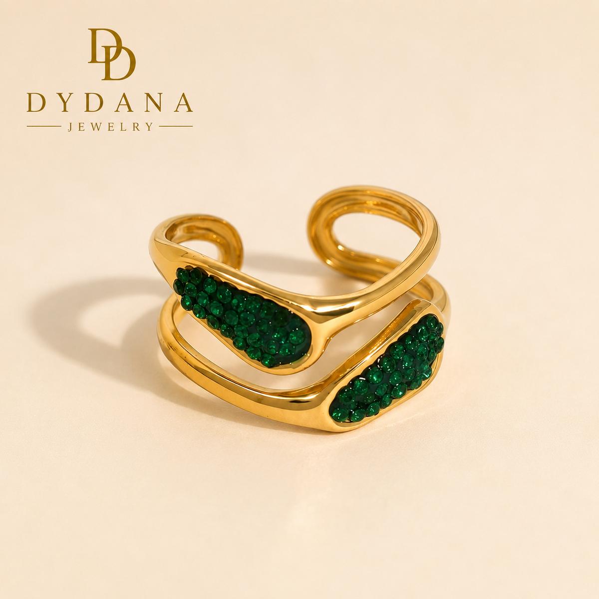 Dydana Green Zircon Ring Collection 💚