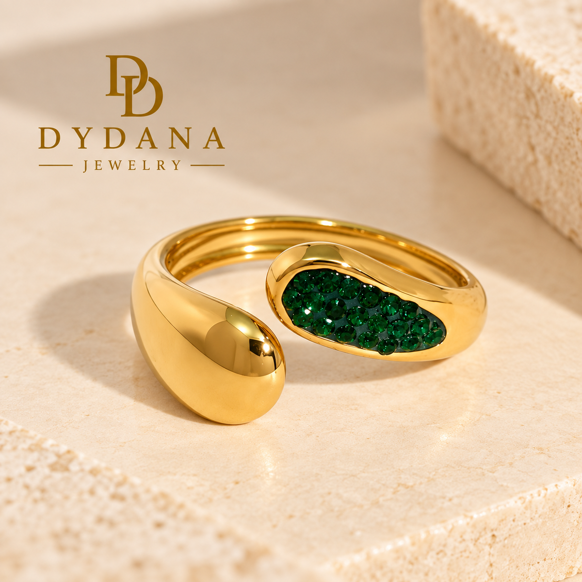 Dydana Green Zircon Ring Collection 💚