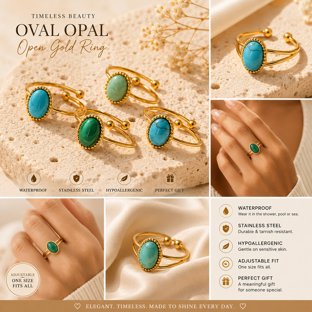 Dydana Oval Opal Ring